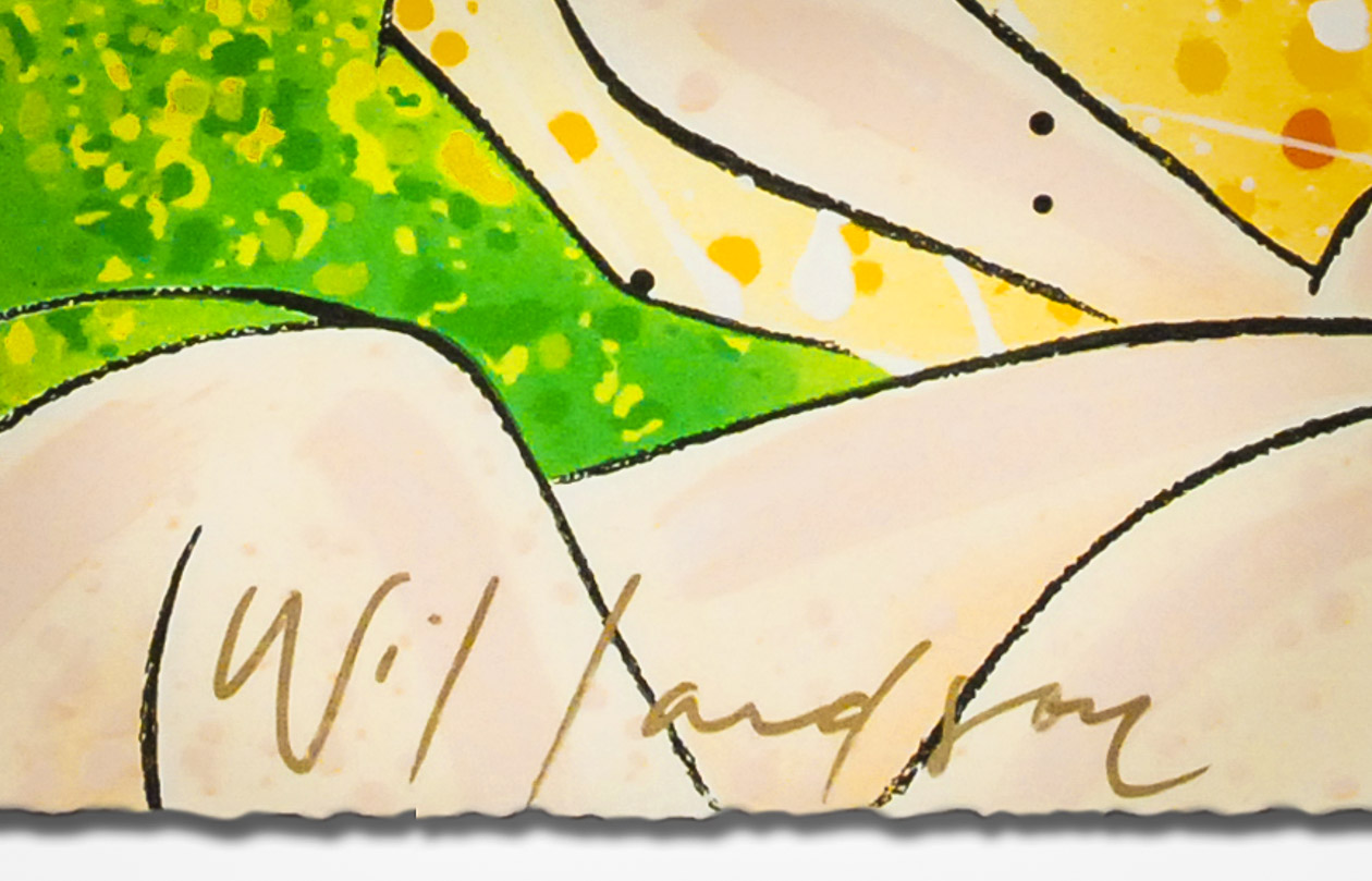 David Willardson Signed Serigraph on Paper "Keeping It Light"