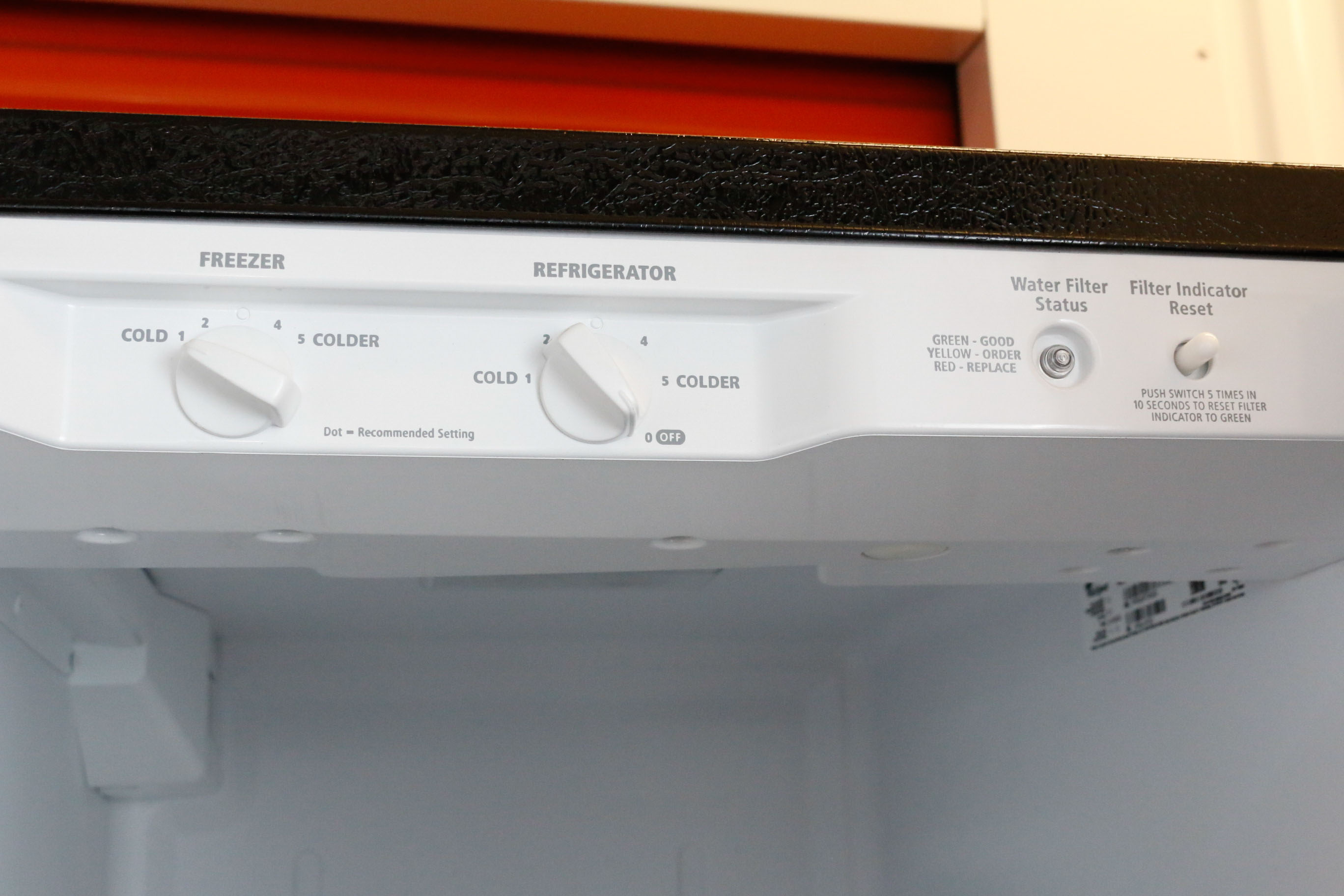 Black Side-by-Side Whirlpool Refrigerator Model Number WRS325FDAB02