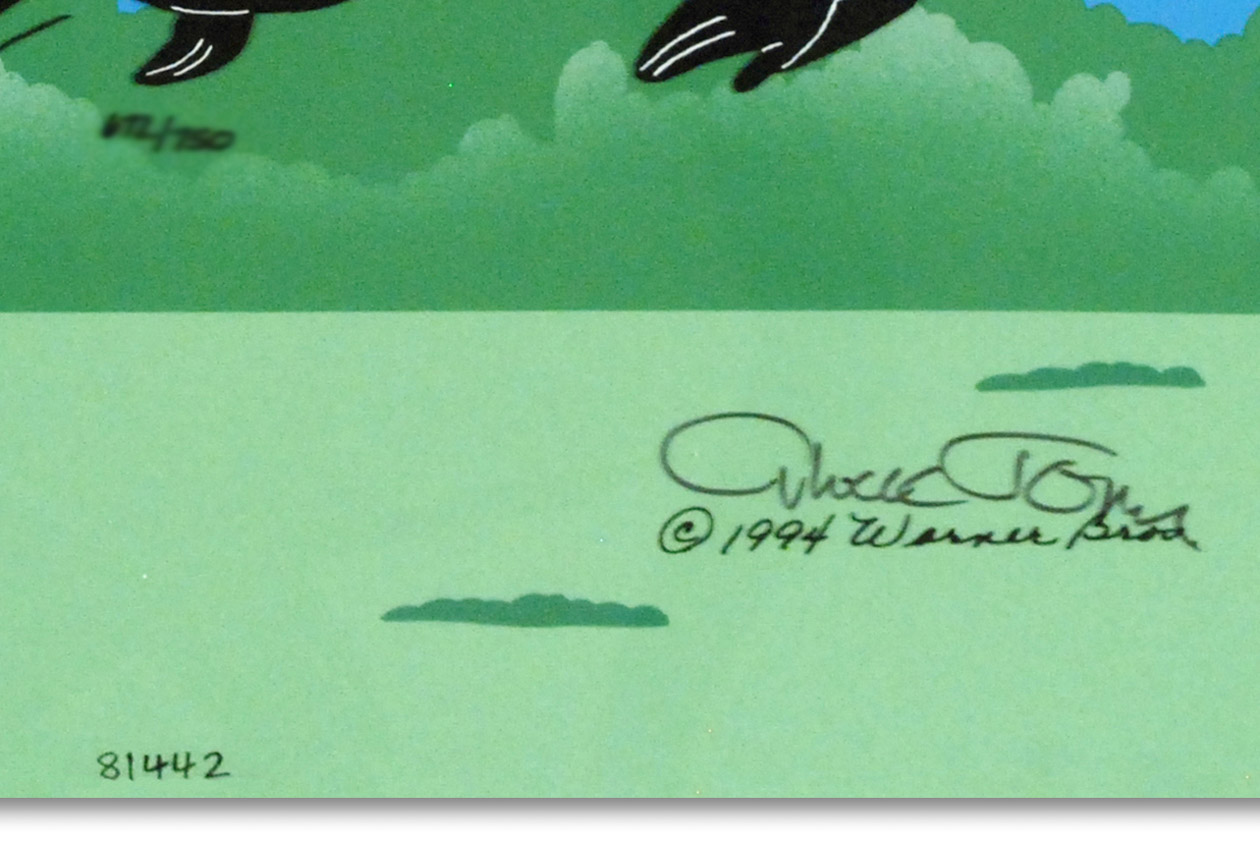 Chuck Jones Limited Edition Animation Cel "Le Pursuit.