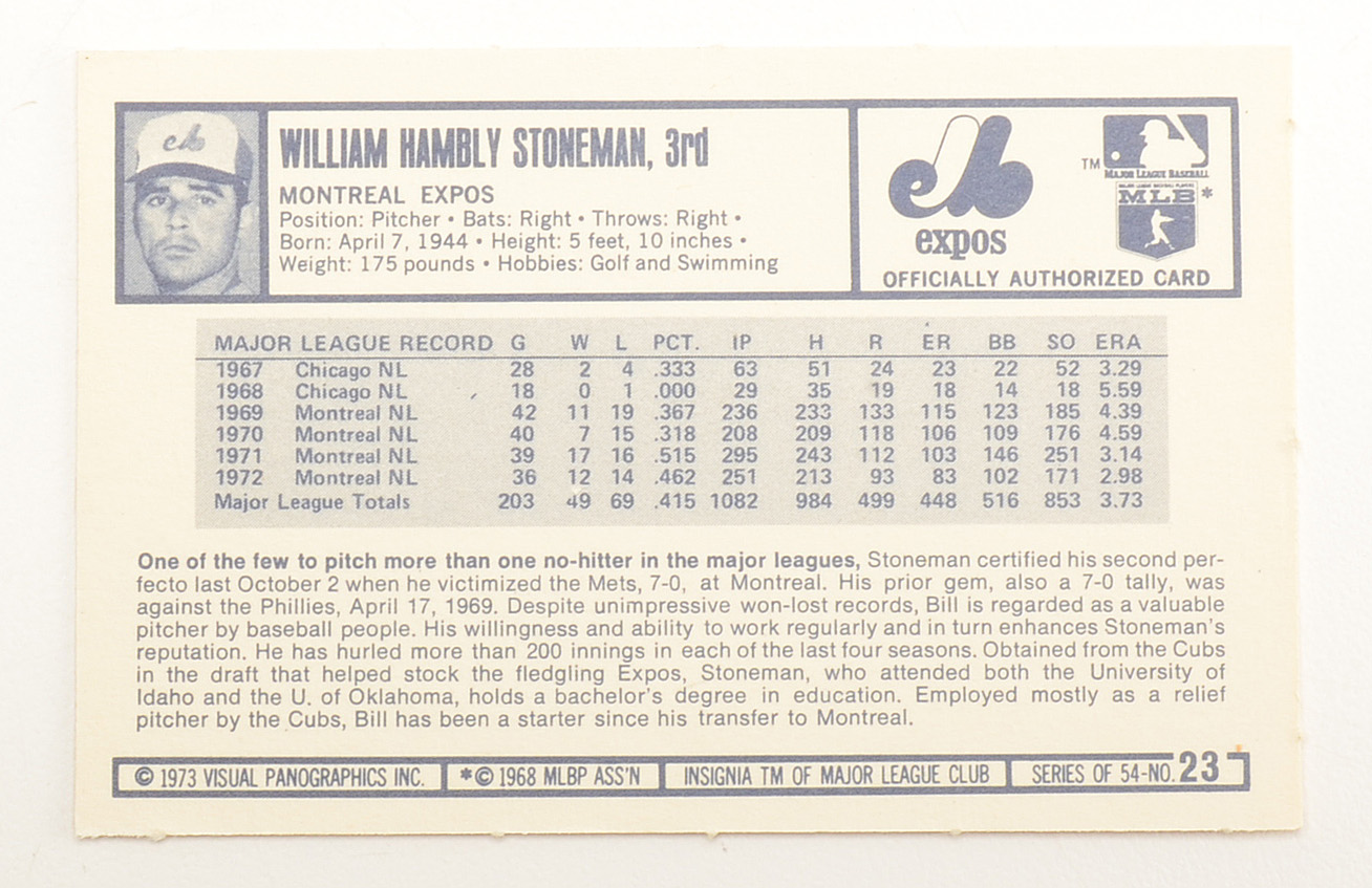 1973 Kelloggs Baseball Card Complete Set