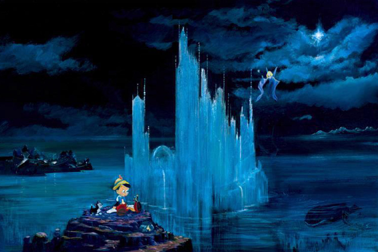 Peter & Harrison Ellenshaw "Blue Castle" Limited Edition Giclee on Canvas