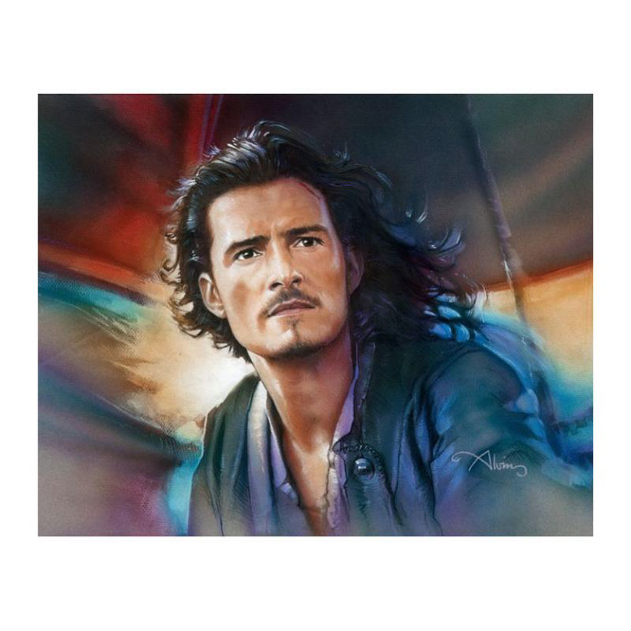 John Alvin Signed Limited Edition Giclee on Canvas "Will Turner"