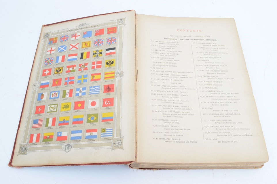 Antique "XXth Century Citizen's Atlas Of the World"