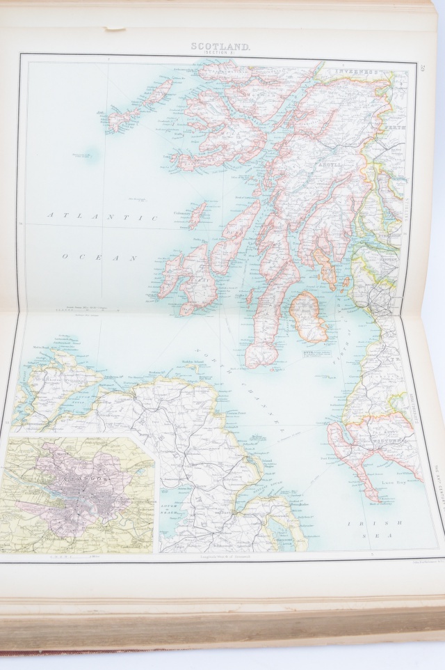 Antique "XXth Century Citizen's Atlas Of the World"