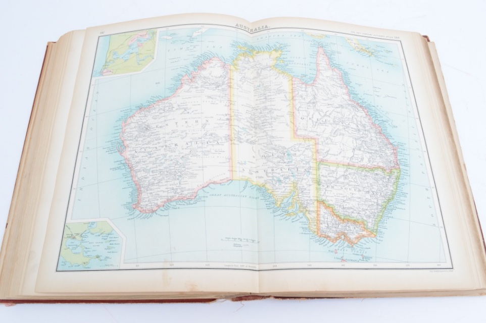 Antique "XXth Century Citizen's Atlas Of the World"