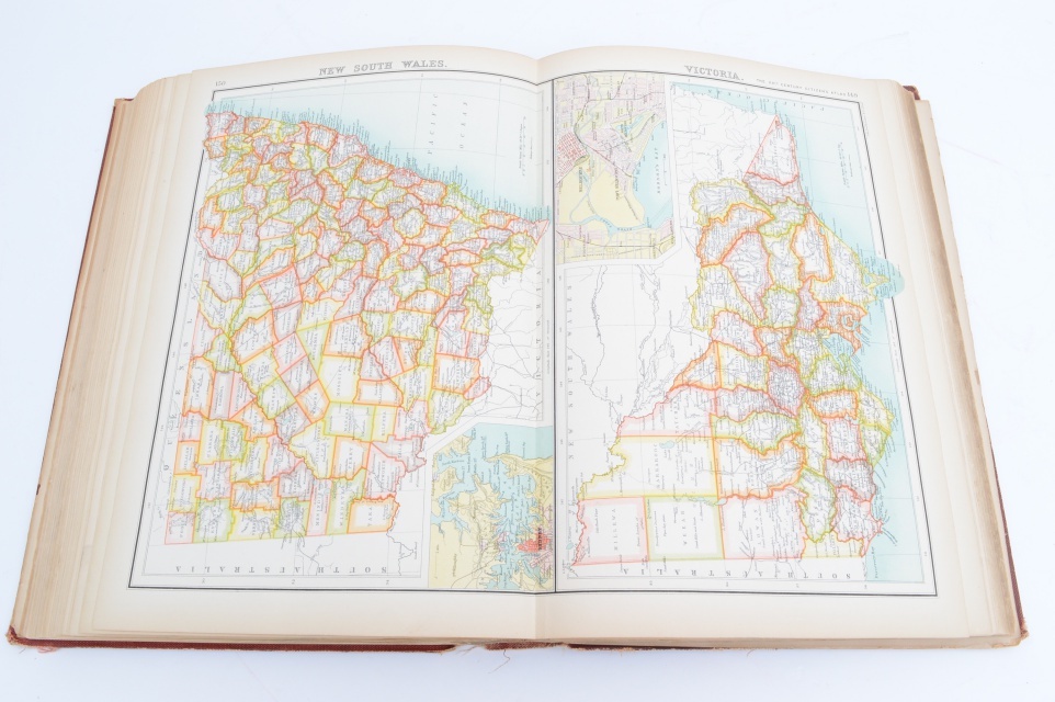 Antique "XXth Century Citizen's Atlas Of the World"