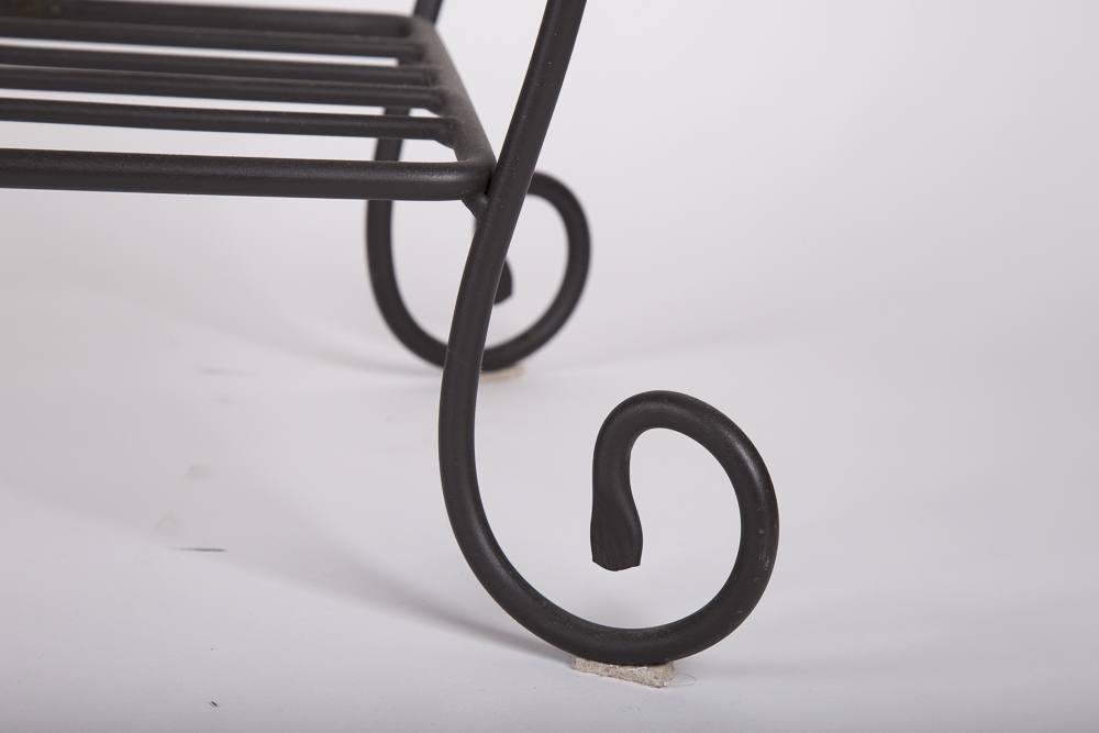 Longaberger Baskets in Wrought Iron Stands