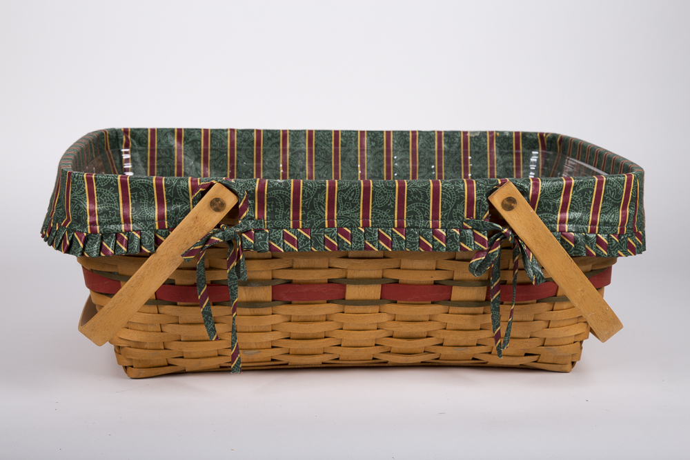 Longaberger Baskets in Wrought Iron Stands