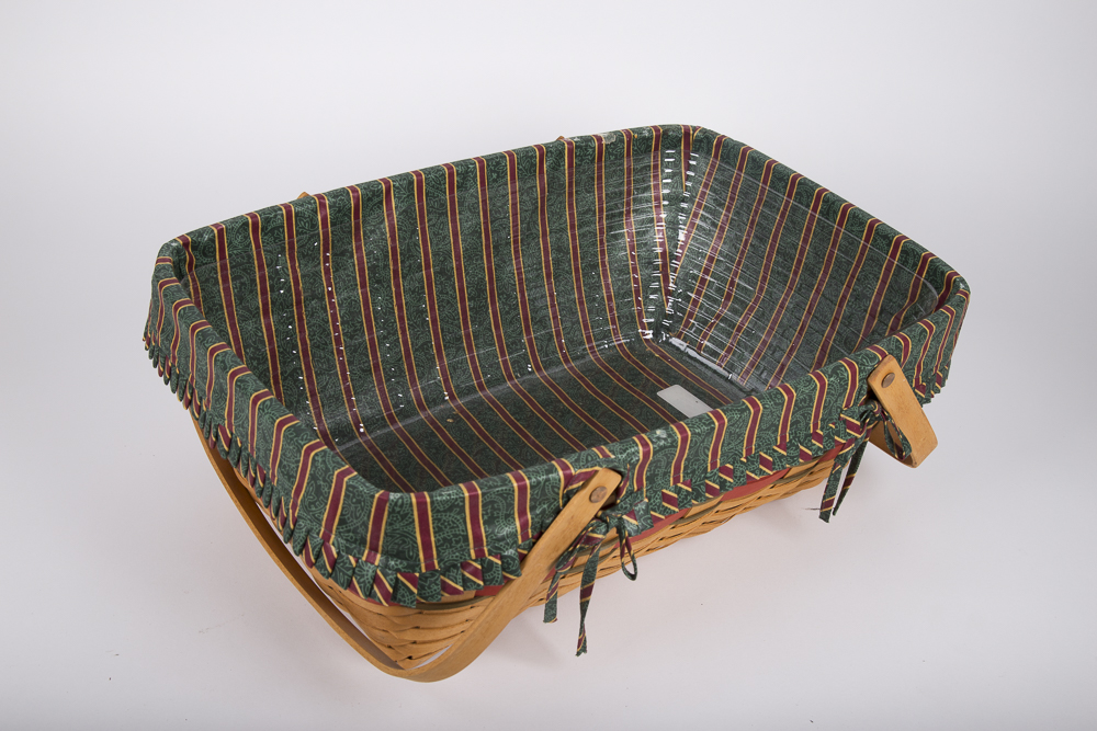 Longaberger Baskets in Wrought Iron Stands