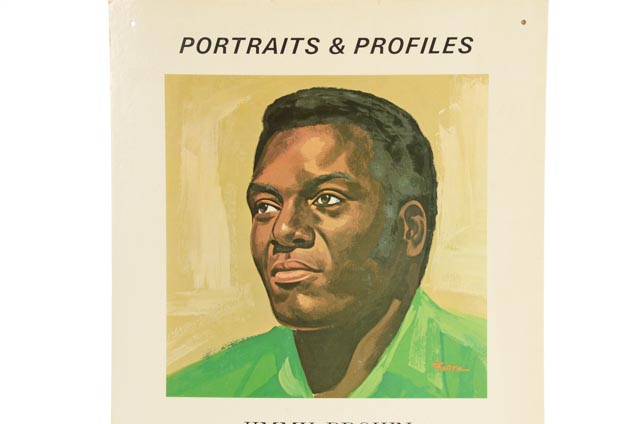 1970 Jim Brown Browns "Portraits & Profiles" Display