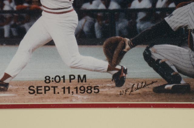 Two Pete Rose Framed 4192 Photos