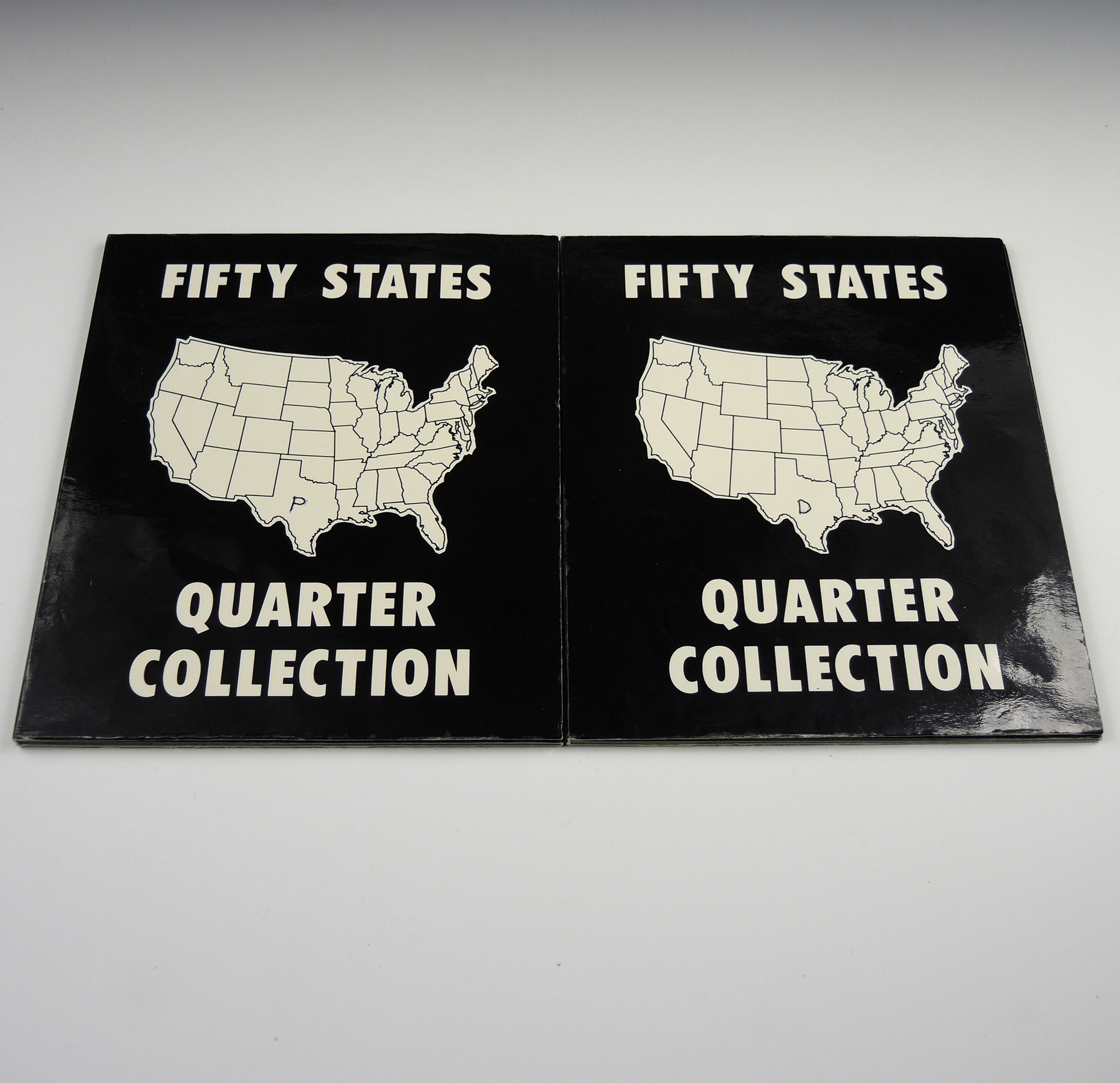 U.S. Fifty States Quarter Coin Collection with Binders