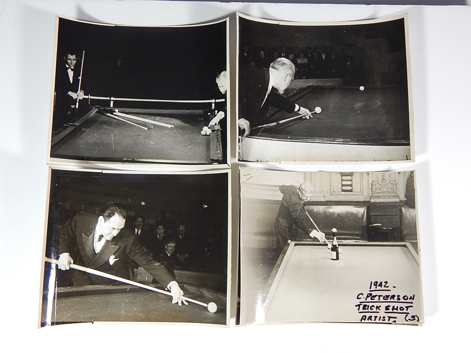 Original Vintage Billiards Greats Photographs