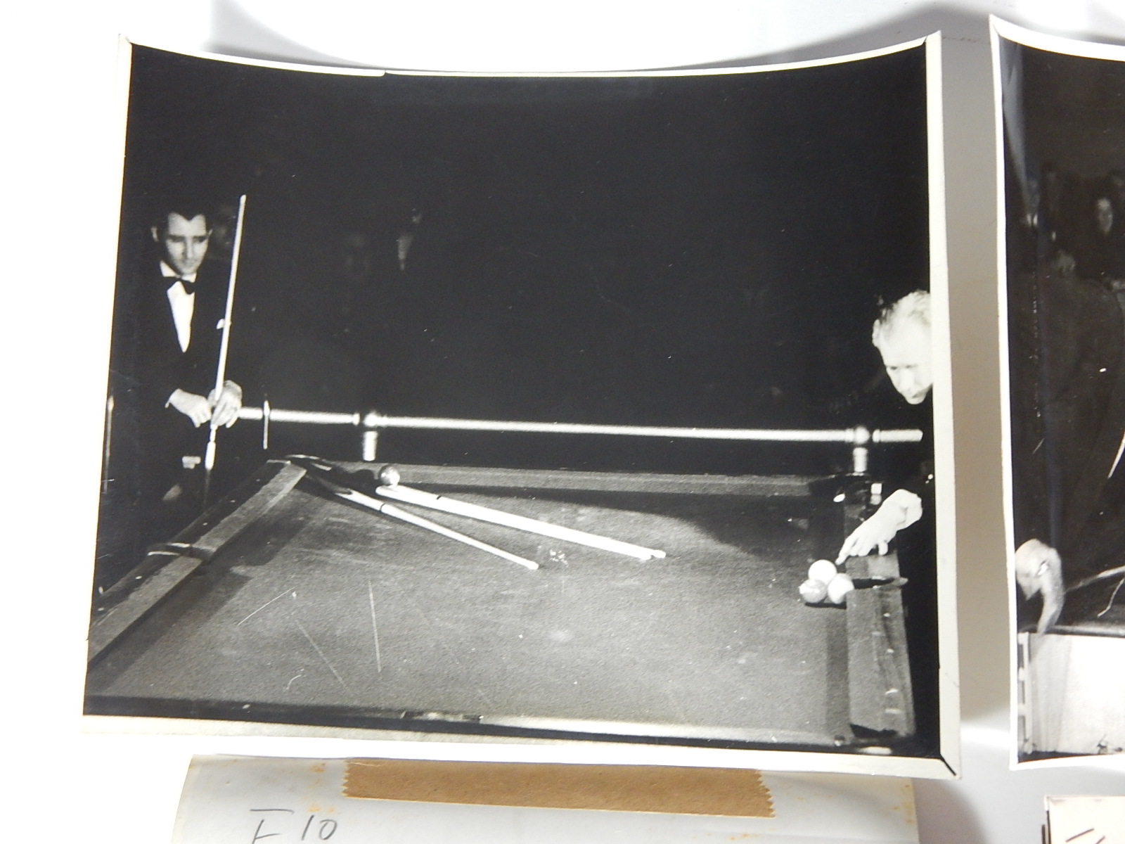 Original Vintage Billiards Greats Photographs