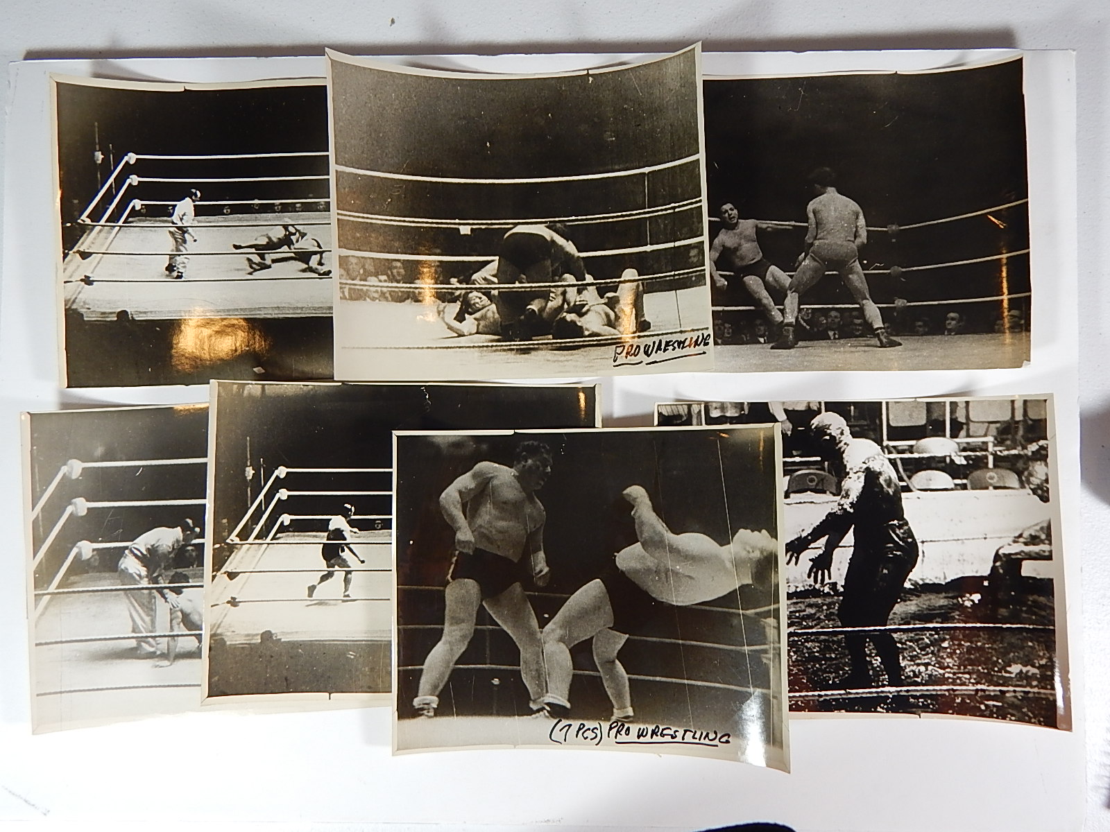 1940s Pro Wrestling Photoraphs