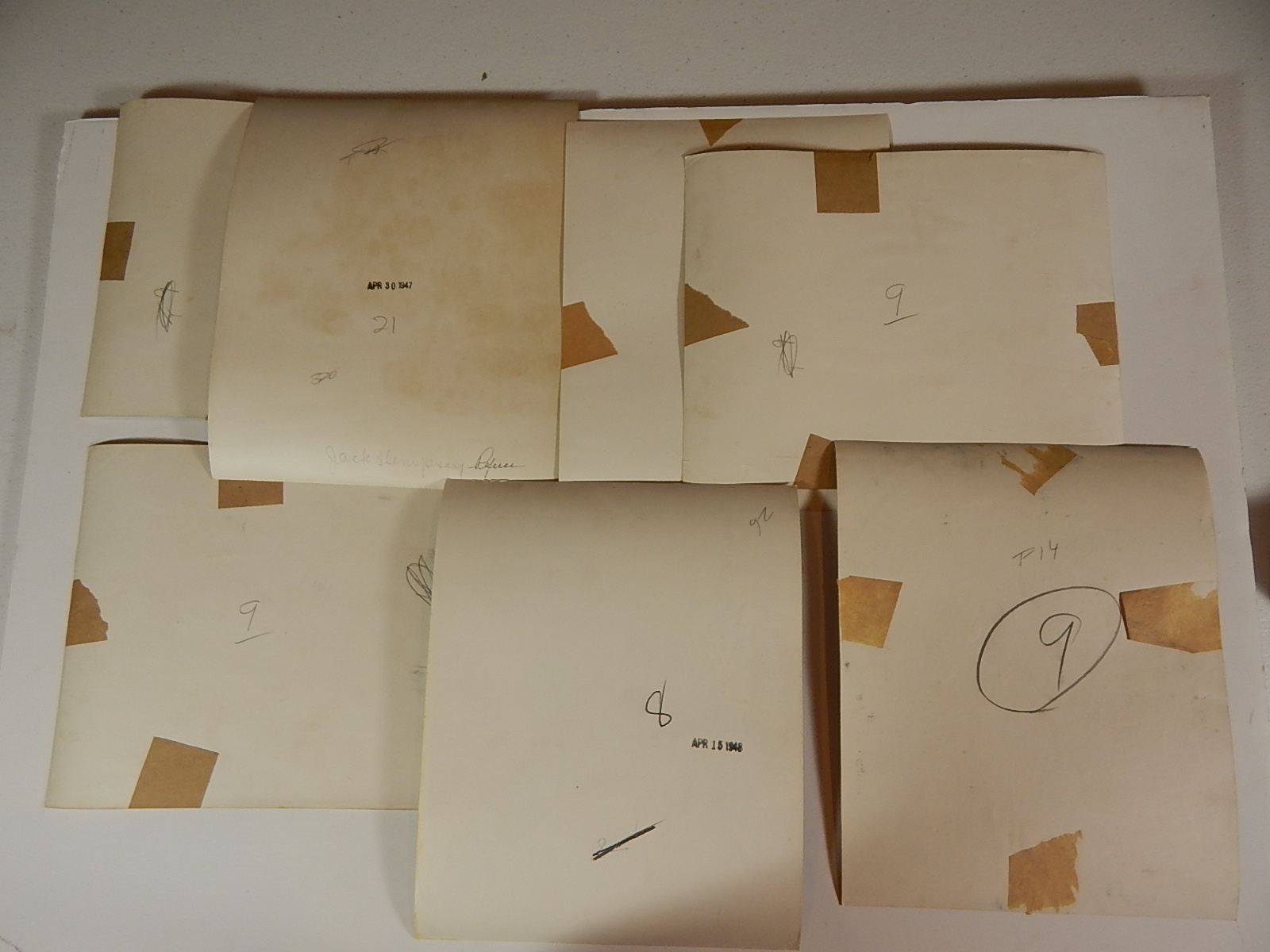 1940s Pro Wrestling Photoraphs