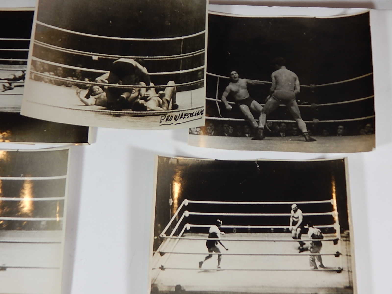 1940s Pro Wrestling Photoraphs