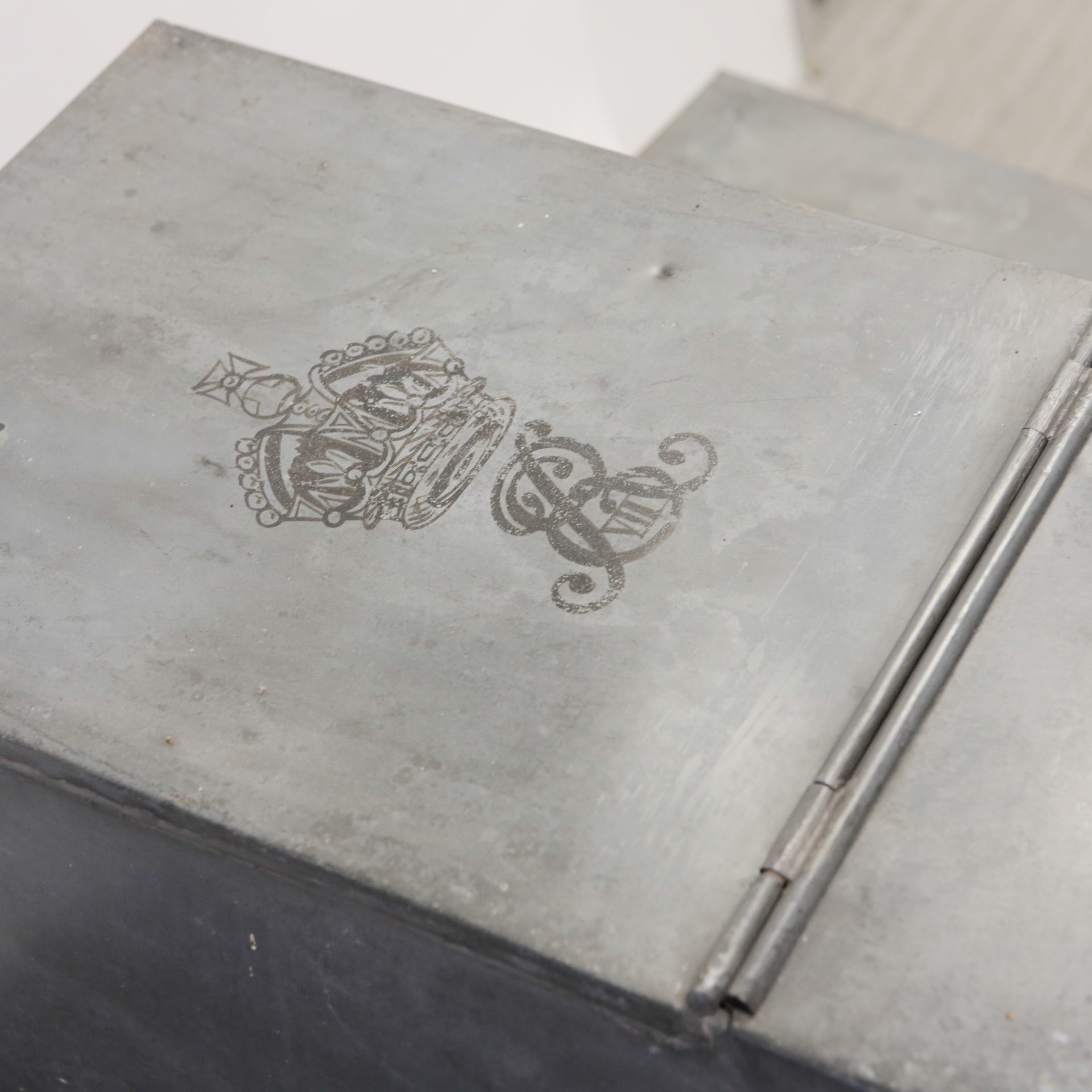 Collection of Vintage Metal Storage Boxes