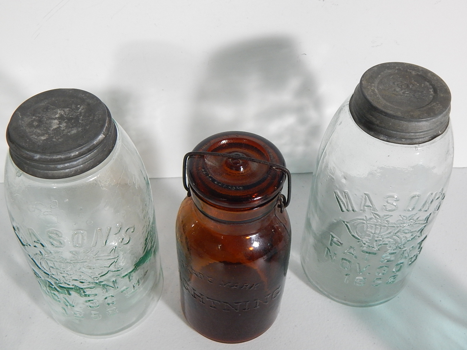 Vintage Glass Canning Jars