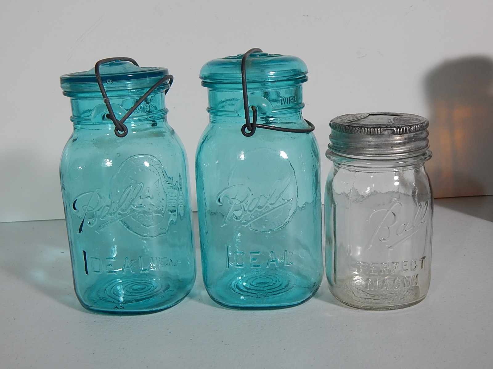 Vintage Glass Canning Jars