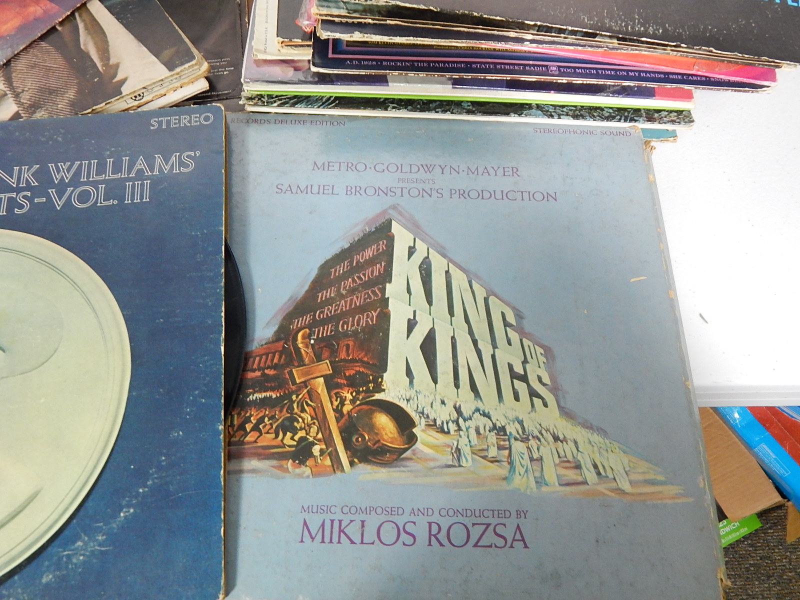 Conan Barbarian Soundtrack, Elvis, Hank Williams and Other LPs