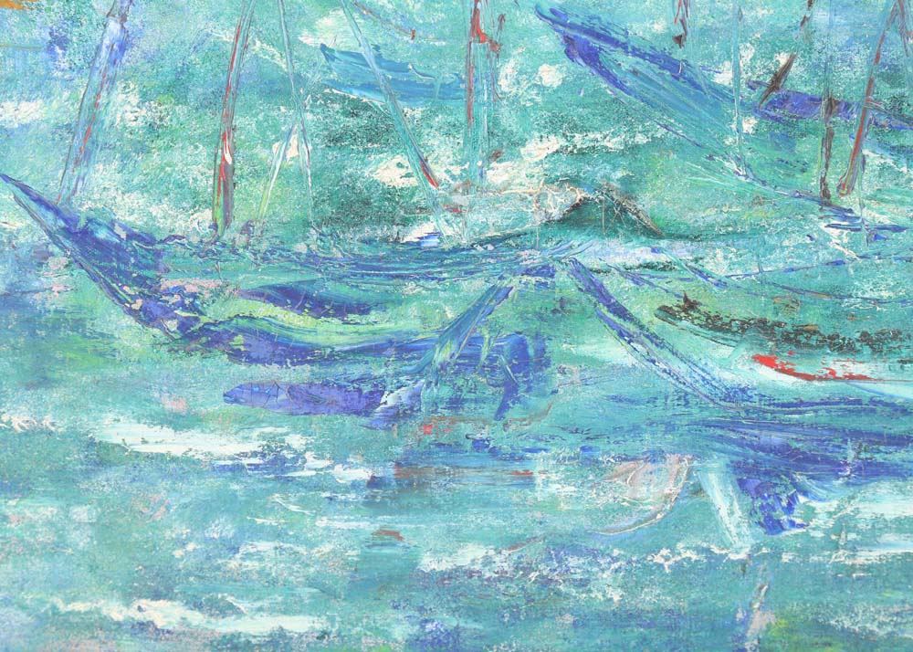 Tom Potenza Abstract Acrylic on Canvas