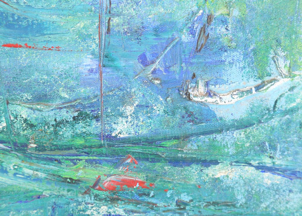 Tom Potenza Abstract Acrylic on Canvas