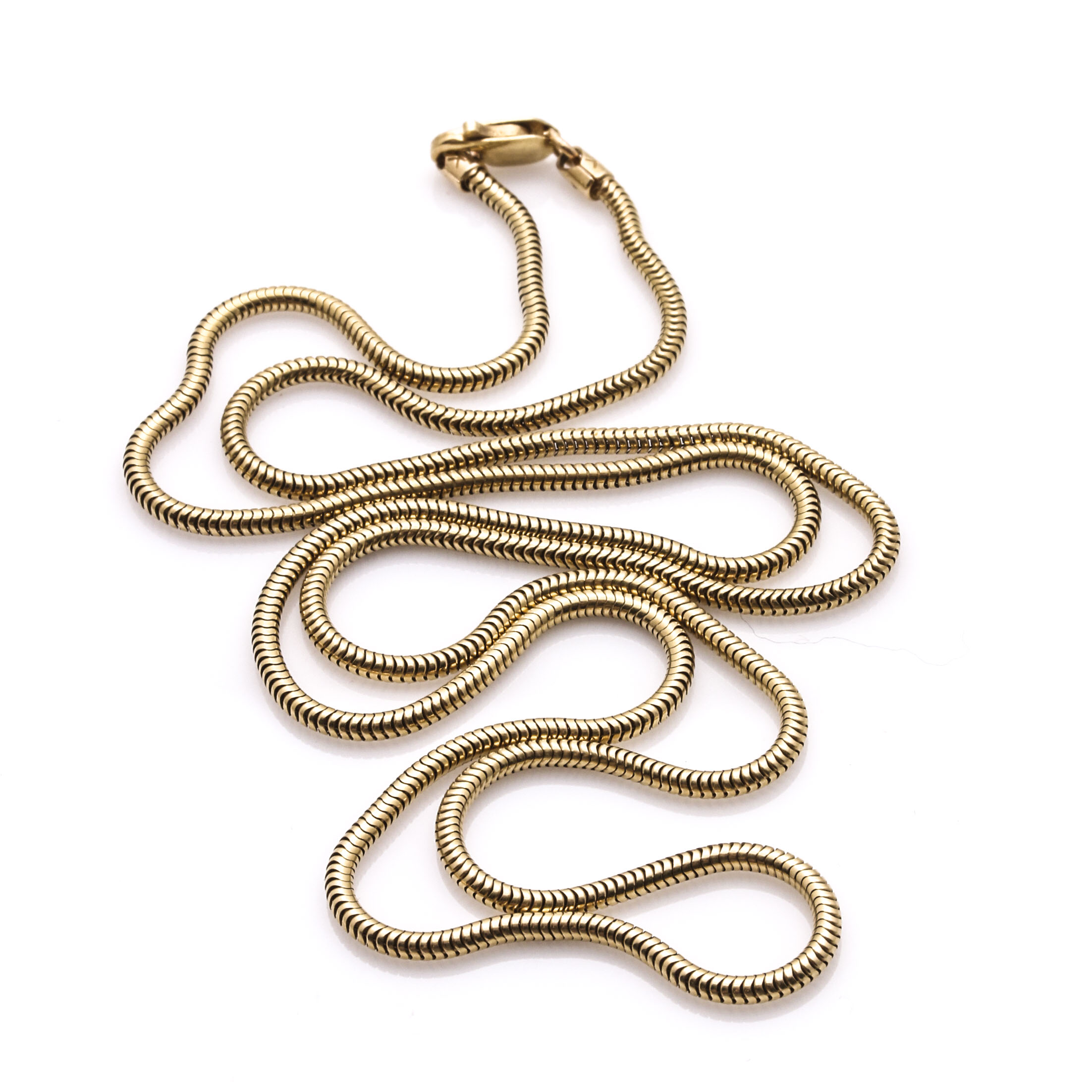 14K Yellow Gold Snake Chain