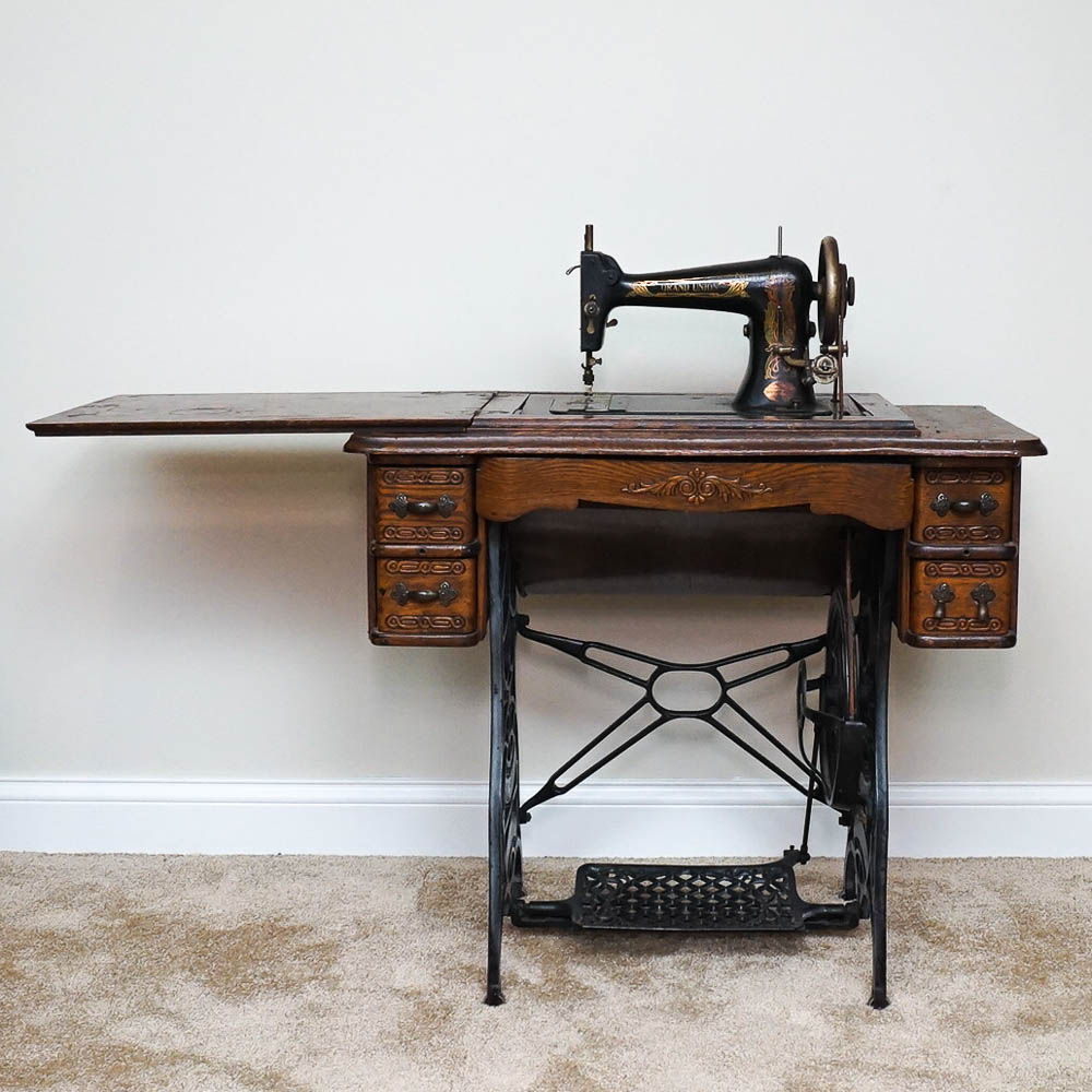 Antique Grand Union Treadle Sewing Machine