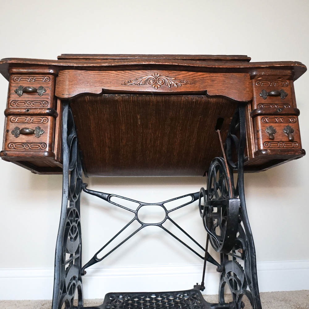Antique Grand Union Treadle Sewing Machine