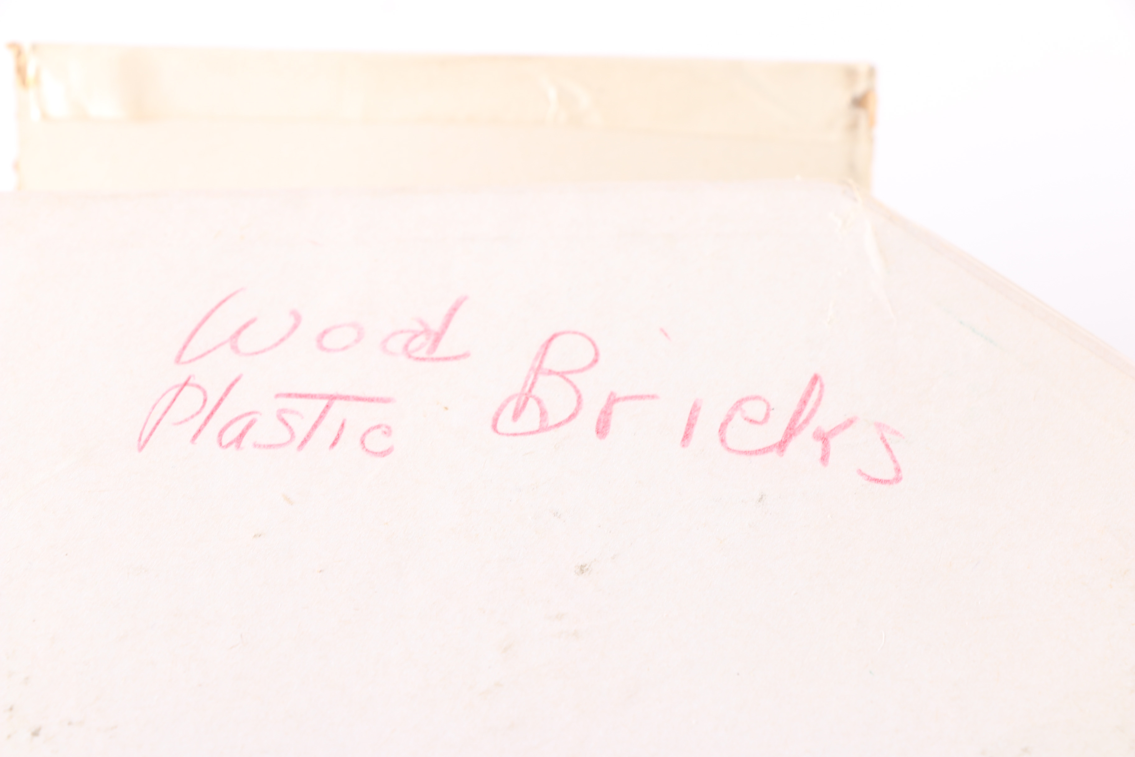 Vintage Wood and Plastic Building Blocks