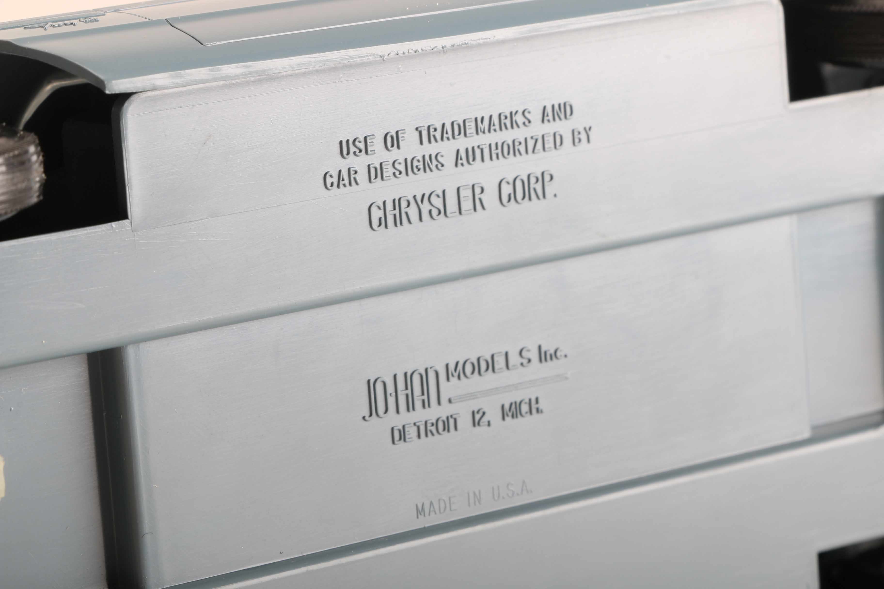 1965 Plymouth Fury III Friction Promo Car