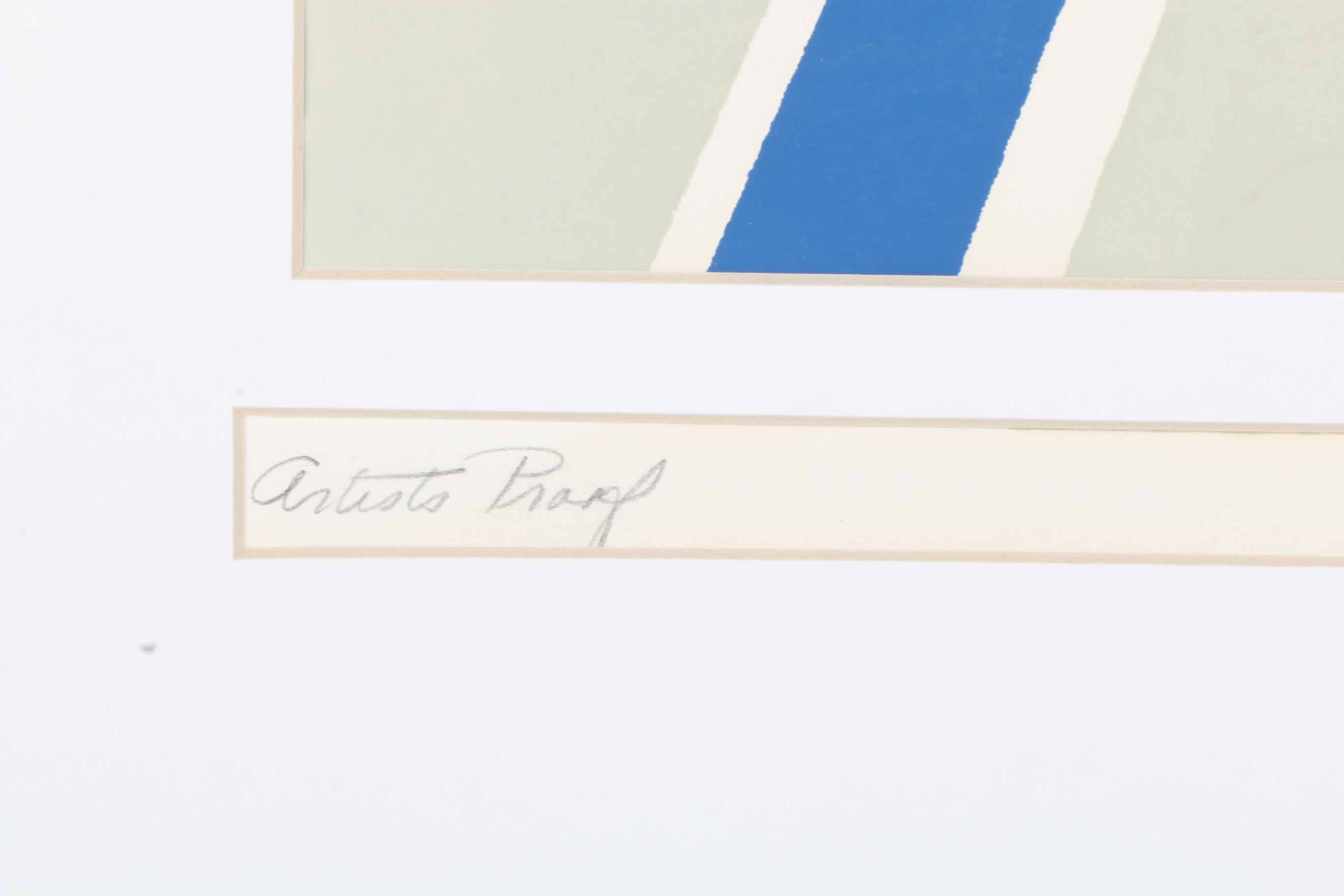 M. Feinberg Artist's Proof Serigraph "Last Vestige"