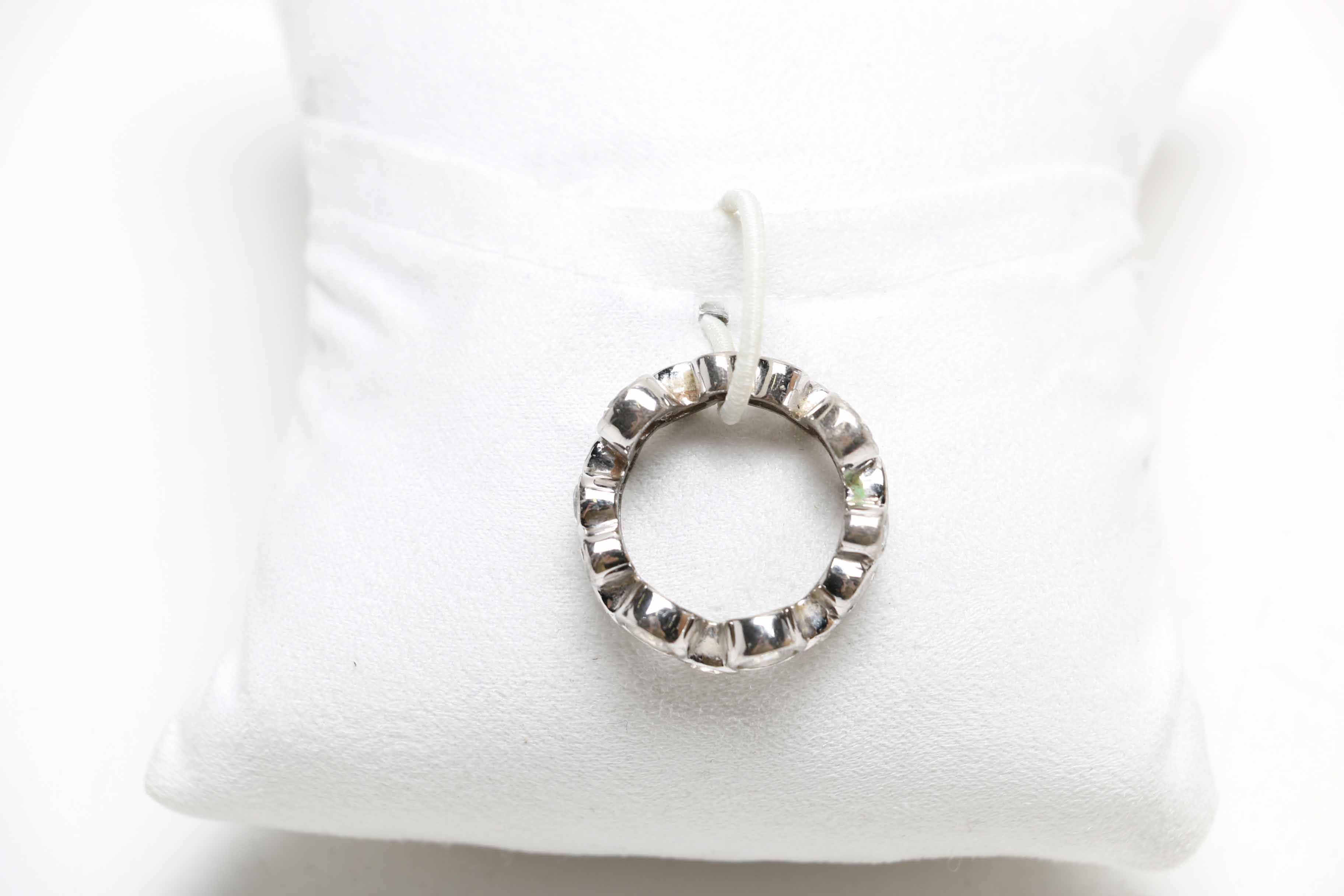 Sterling Silver Cubic Zirconium Ring and Bracelet Set