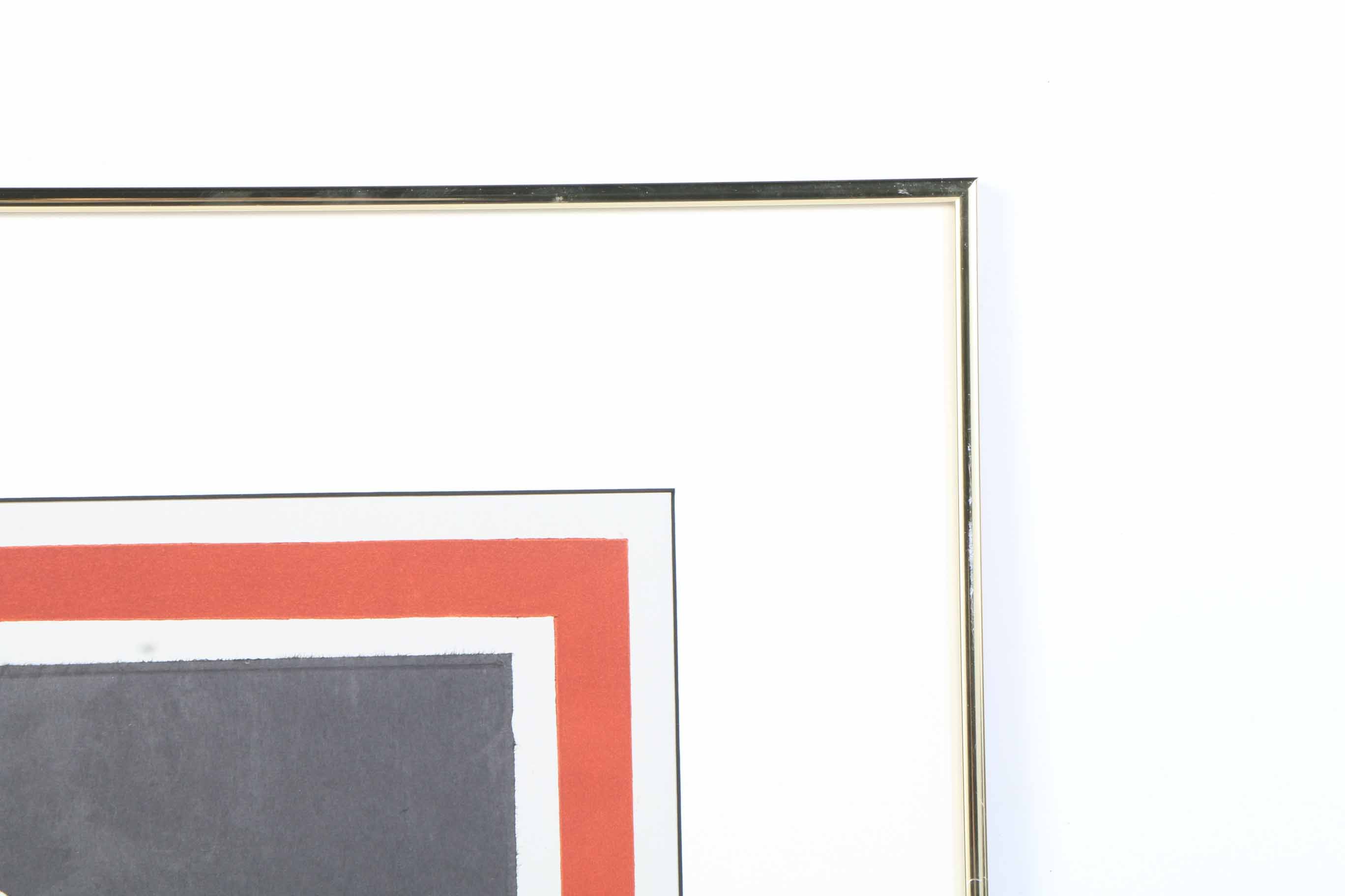 M. Feinberg Aquatint "Ancient Reflections"