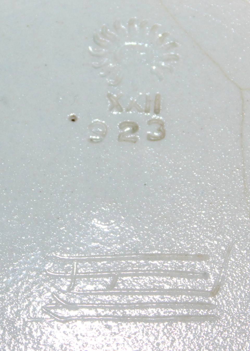 Low  Blue Rookwood Bowl