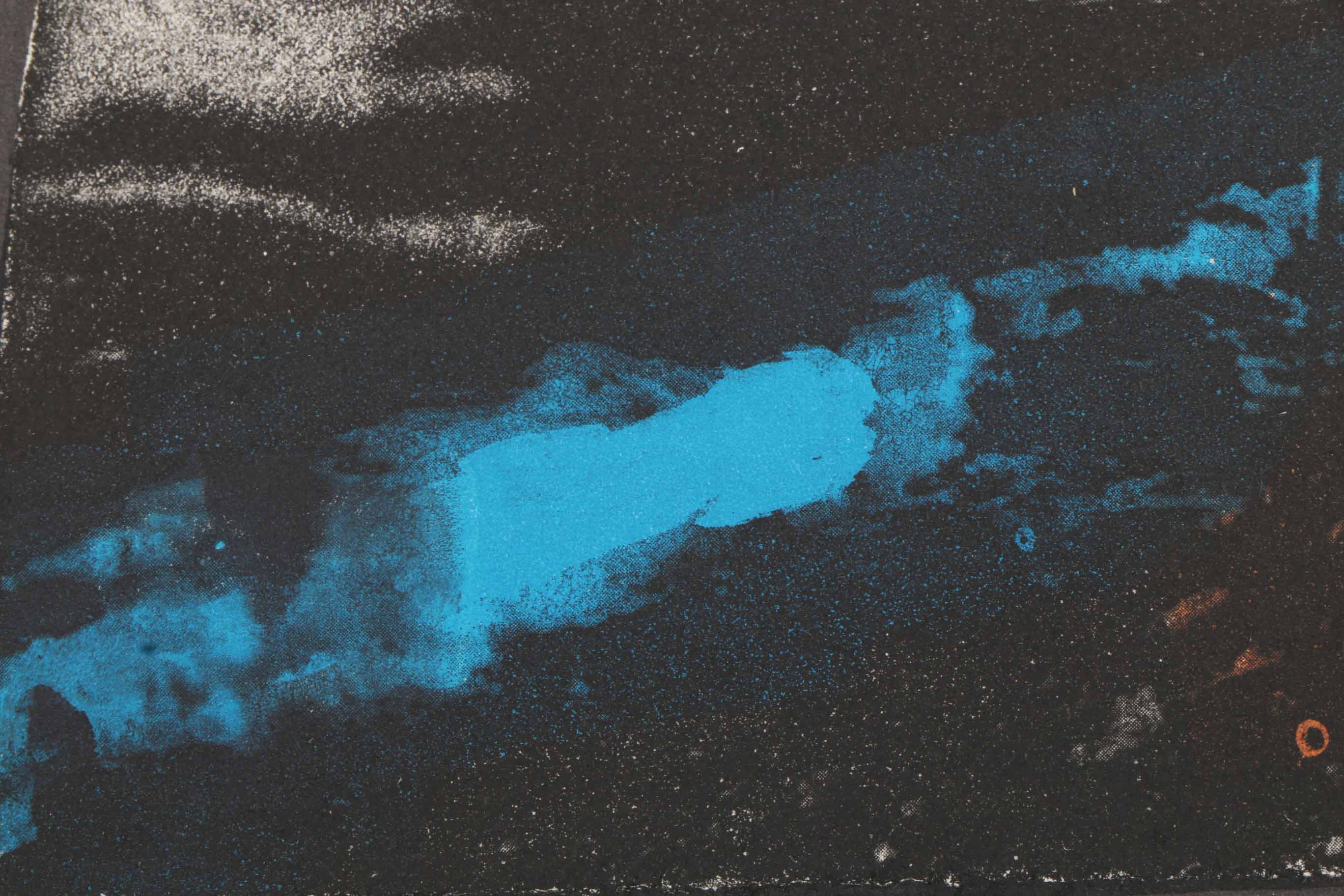 M. Feinberg Aquatint "Ancient Reflections"