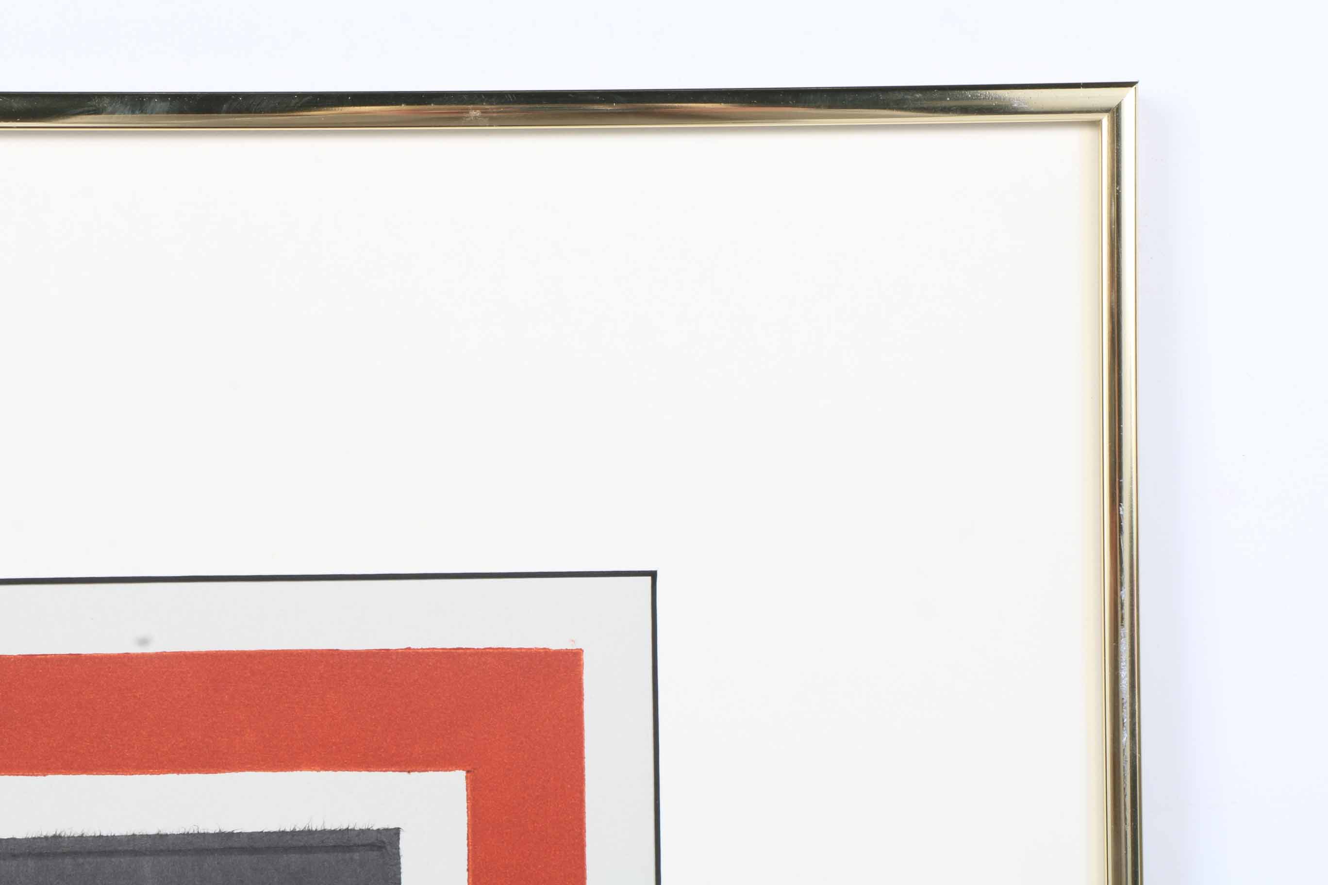 M. Feinberg Aquatint "Ancient Reflections"