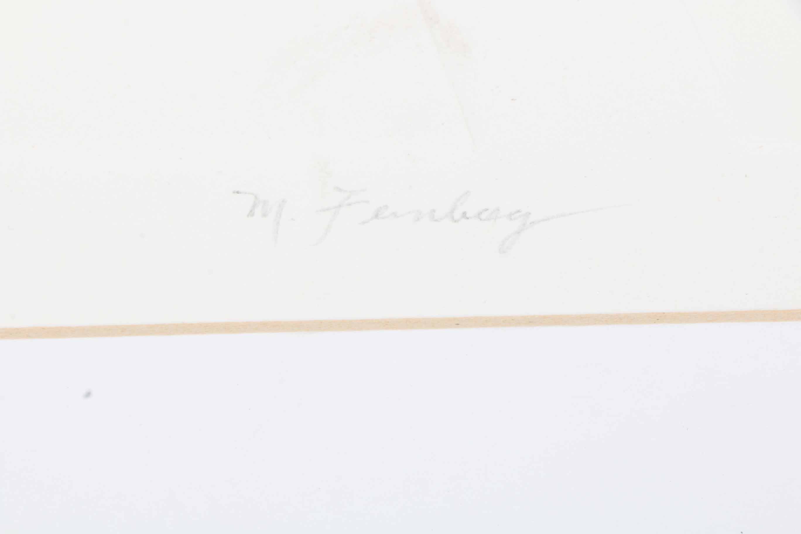 Limited Edition M. Feinberg Serigraph "Last Vestige"