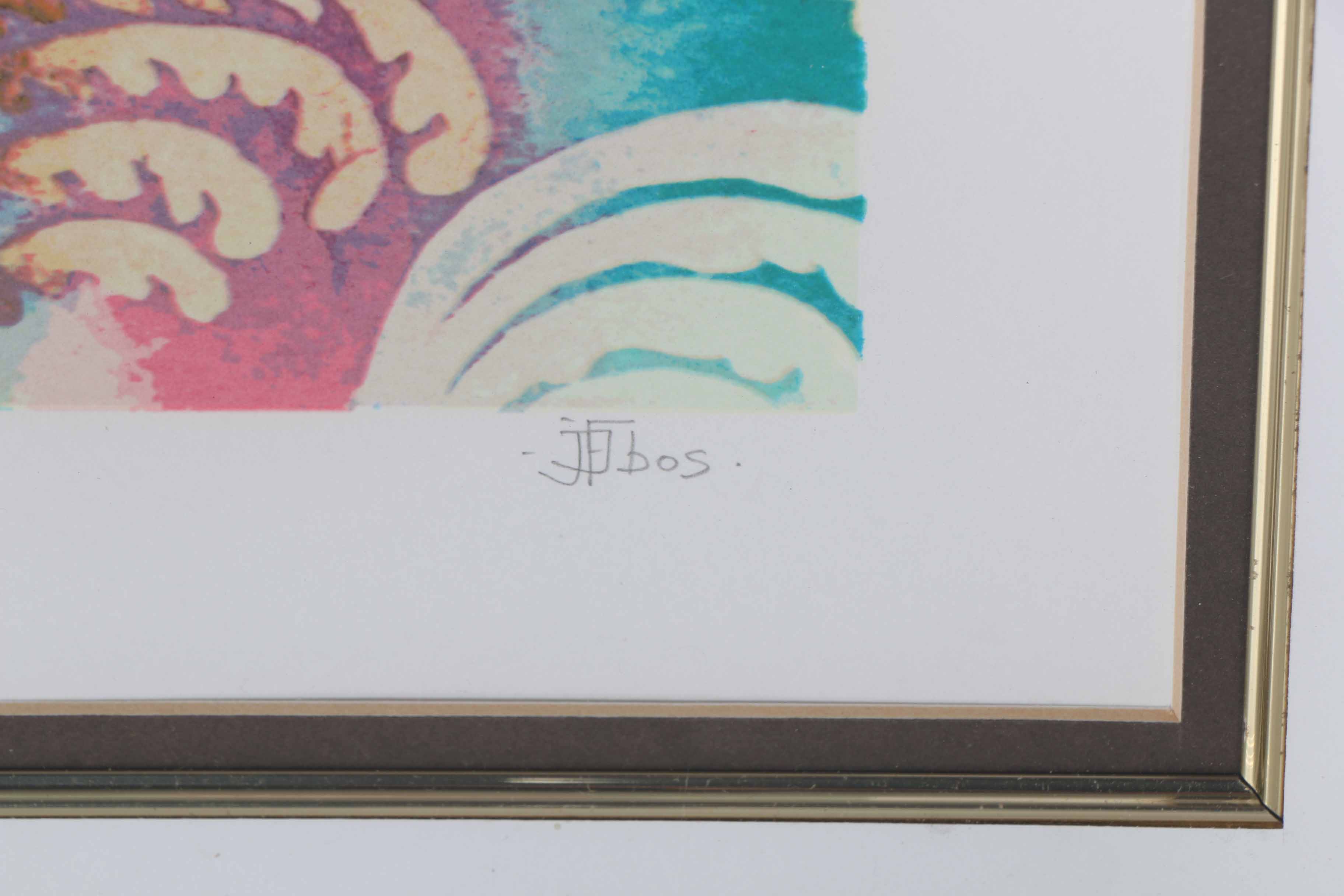 Jean-Francois Bos Limited Edition Artist's Proof Serigraph