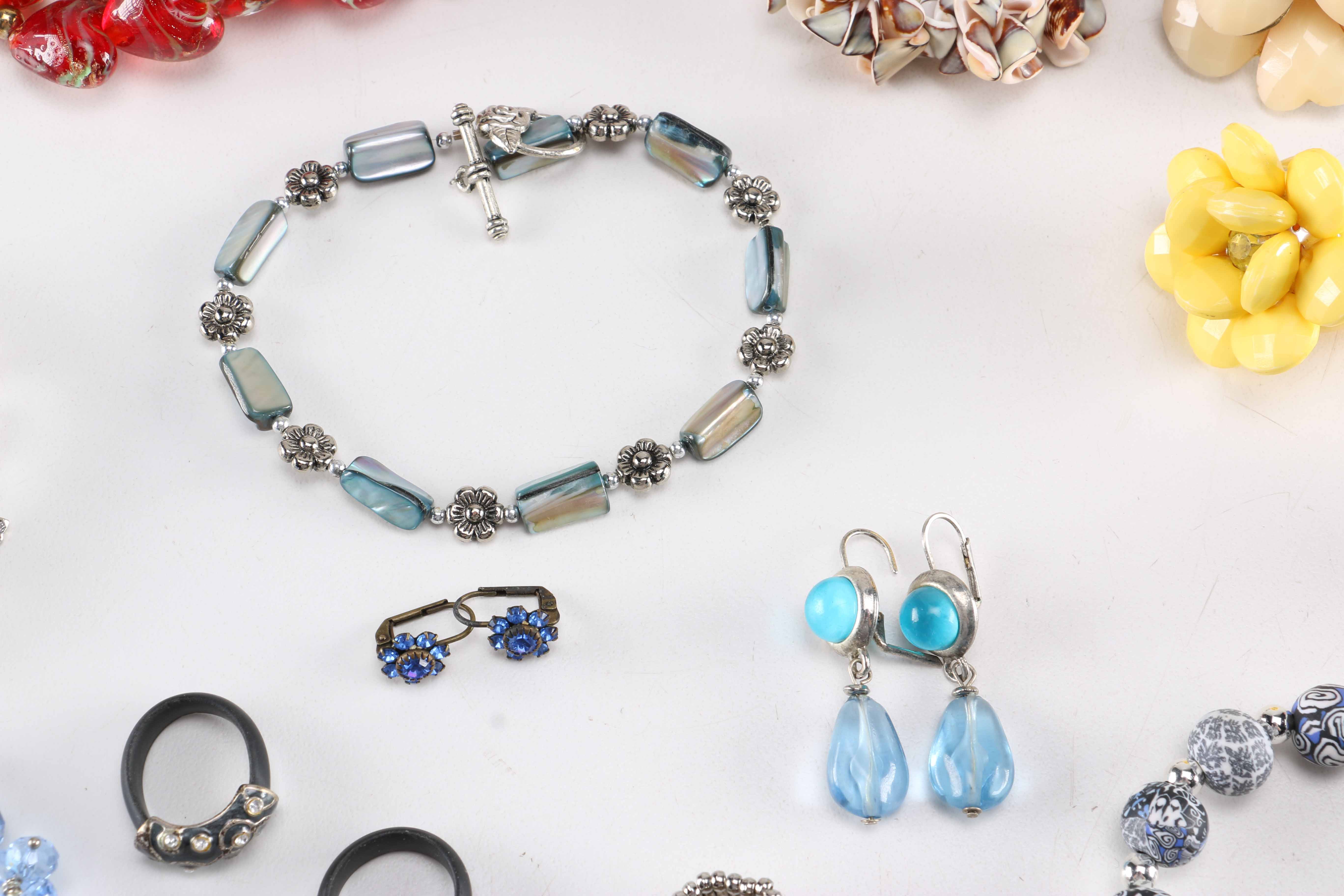 Beaded and Rhinestone Costume Jewelry