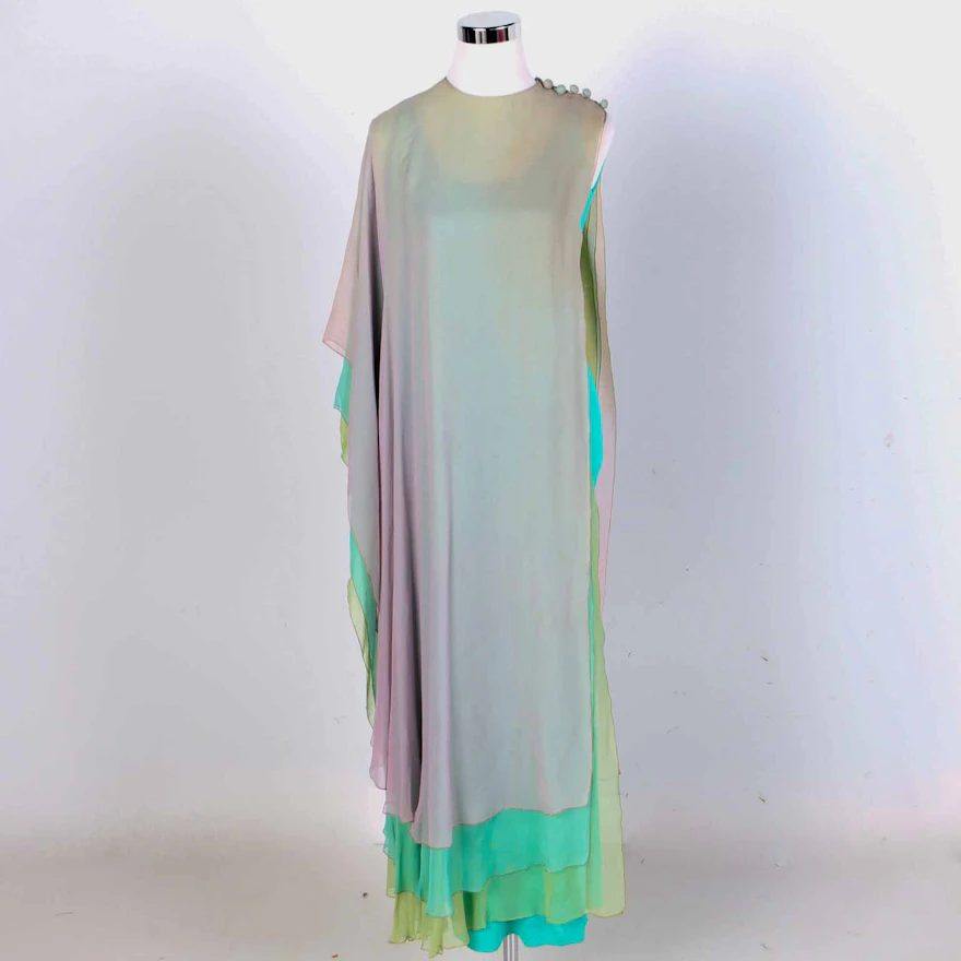 Ray Aghayan and Bob Mackie Vintage Evening Dress | EBTH Ray Aghayan and Bob Mackie Vintage Evening Dress | EBTH