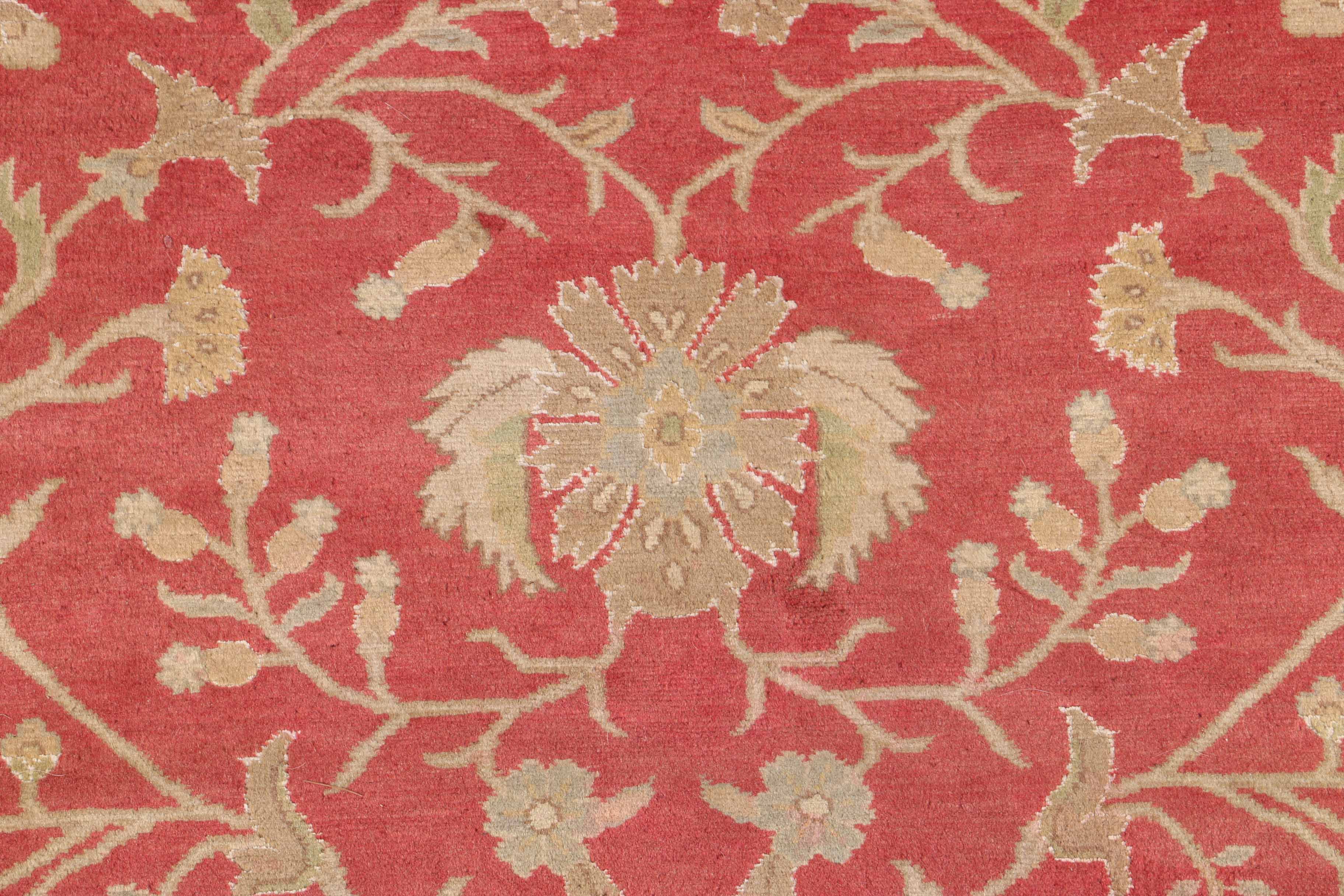 Vintage Handwoven Caucasian Wool Area Rug