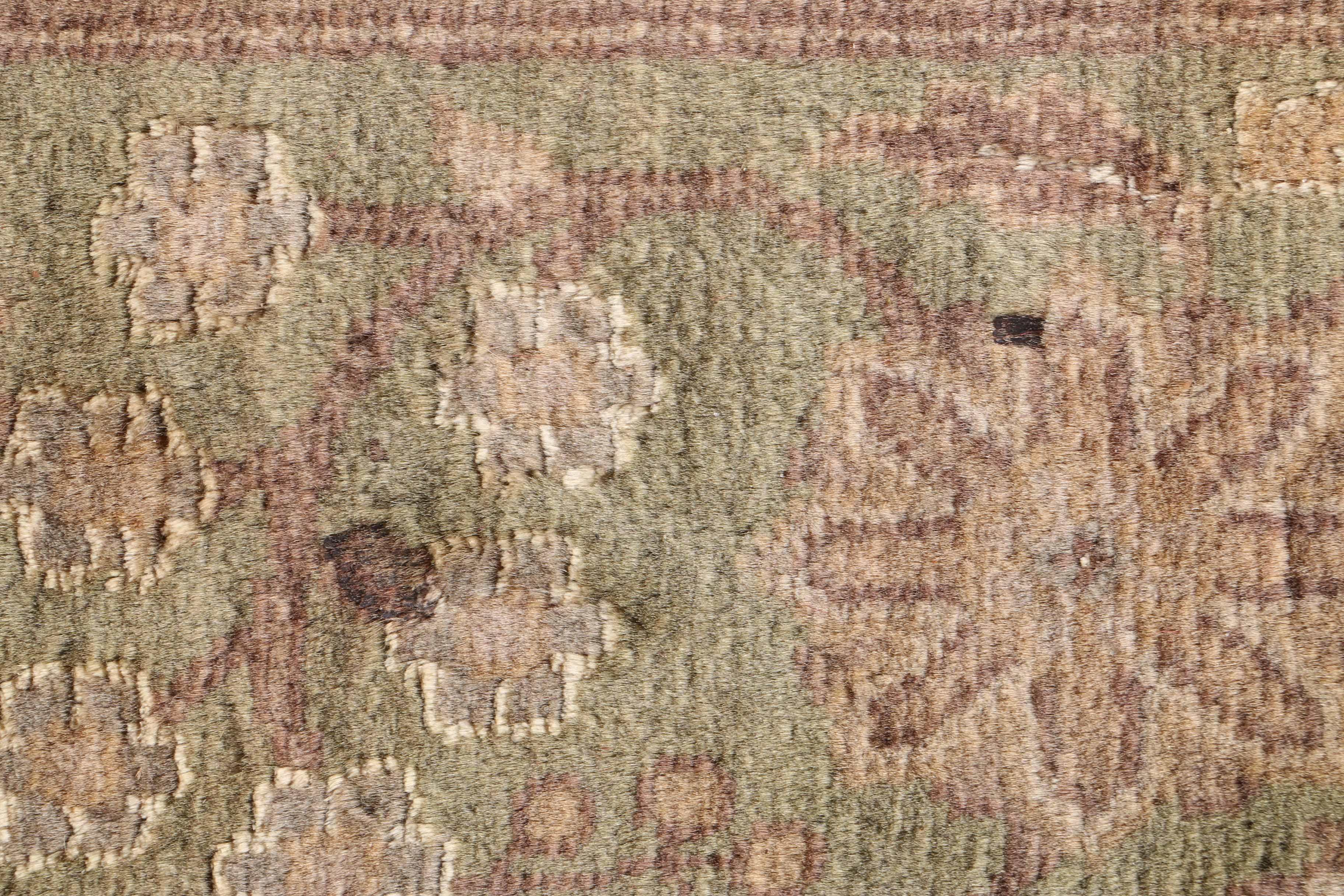 Vintage Handwoven Caucasian Wool Area Rug