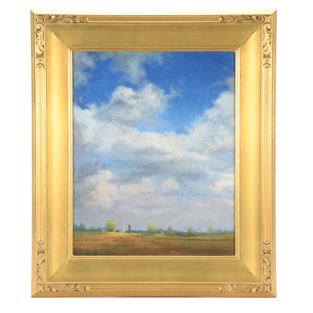 Chris Griffin-Woods Original Oil Painting on Canvas "Midwest Sky"