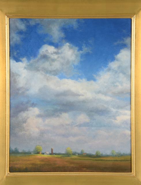 Chris Griffin-Woods Original Oil Painting on Canvas "Midwest Sky"
