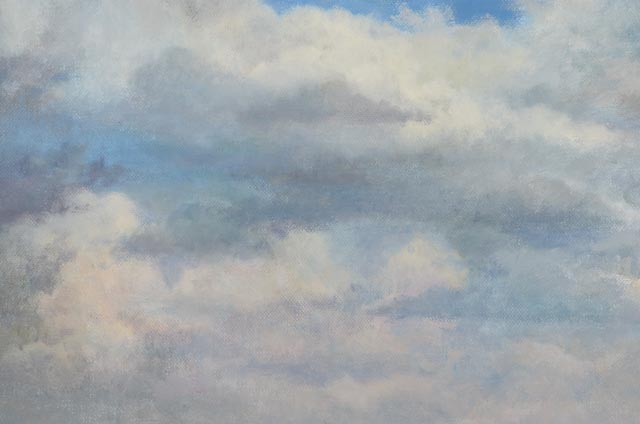 Chris Griffin-Woods Original Oil Painting on Canvas "Midwest Sky"
