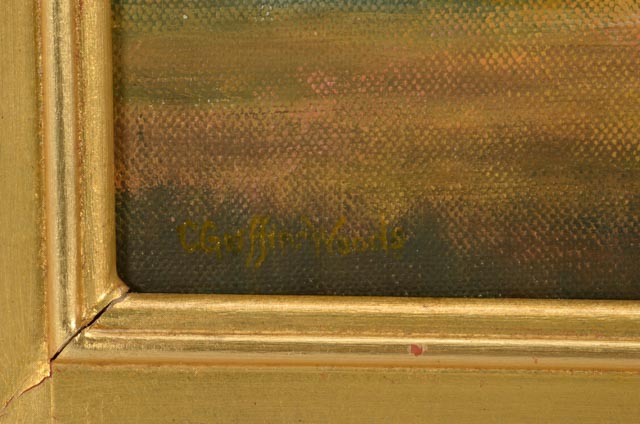 Chris Griffin-Woods Original Oil Painting on Canvas "Midwest Sky"