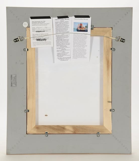 Chris Griffin-Woods Original Oil Painting on Canvas "Midwest Sky"