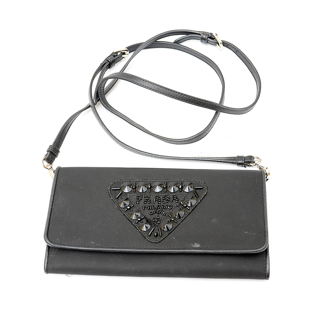 Prada Embellished Evening Clutch